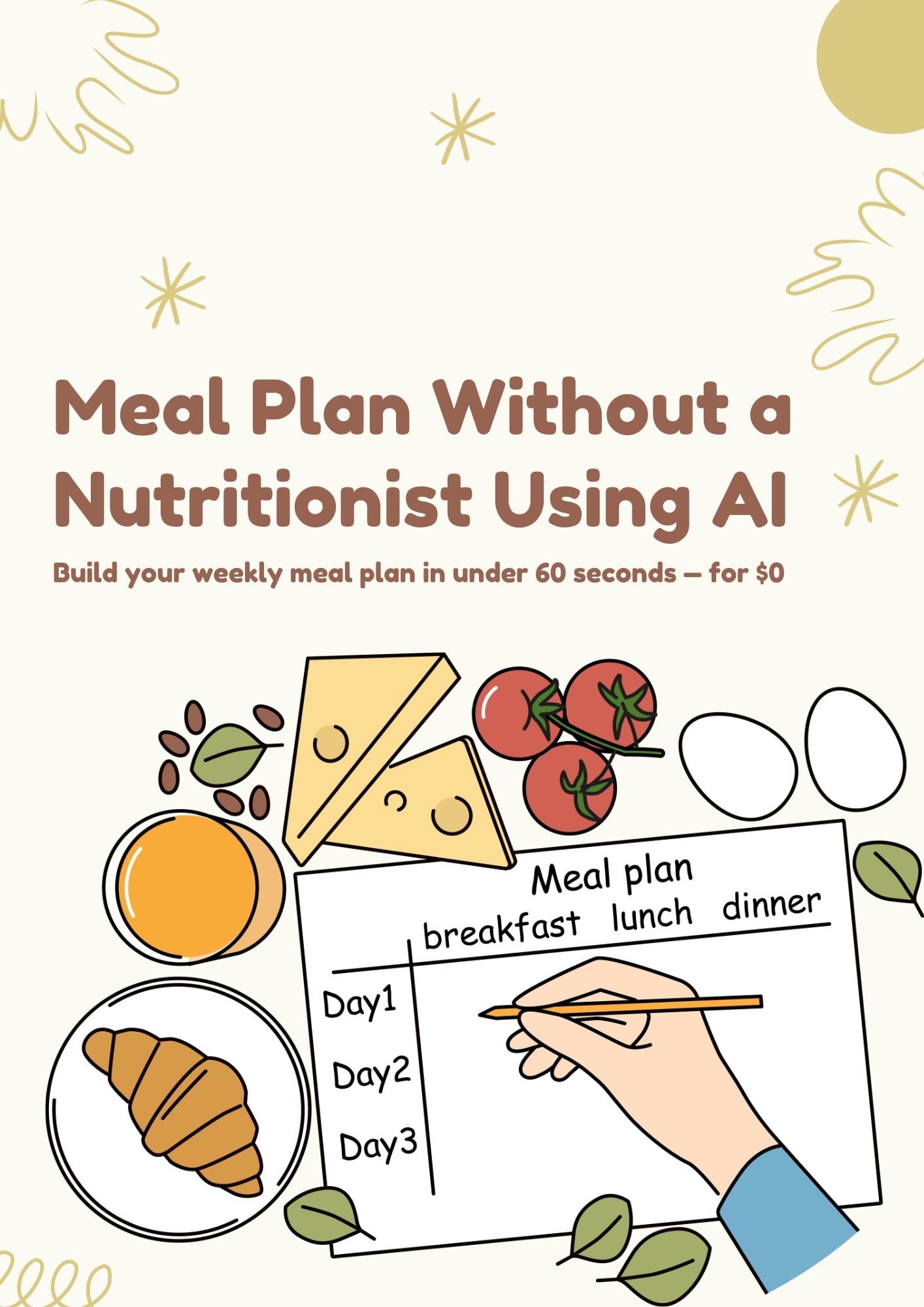 Meal Plan Without a Nutritionist Using AI